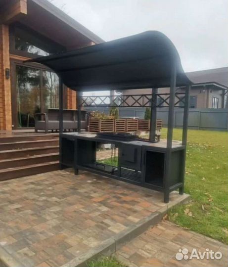 Мангальная зона лофт