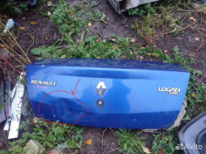 Крышка багажника логан 1