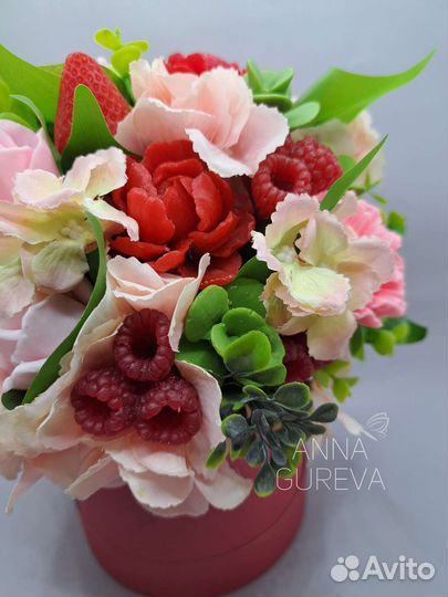 Букет из мыльных цветов