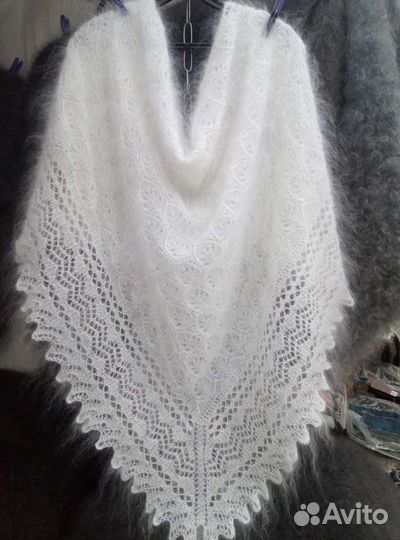 Пуховый платок новый