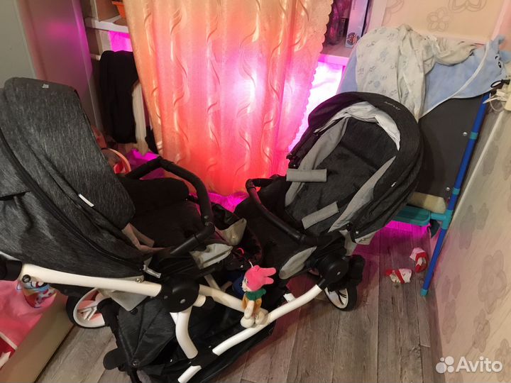 Коляска 2 в 1 aroteam twinat