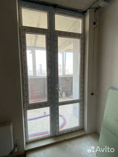 Дверь пластиковая с окном