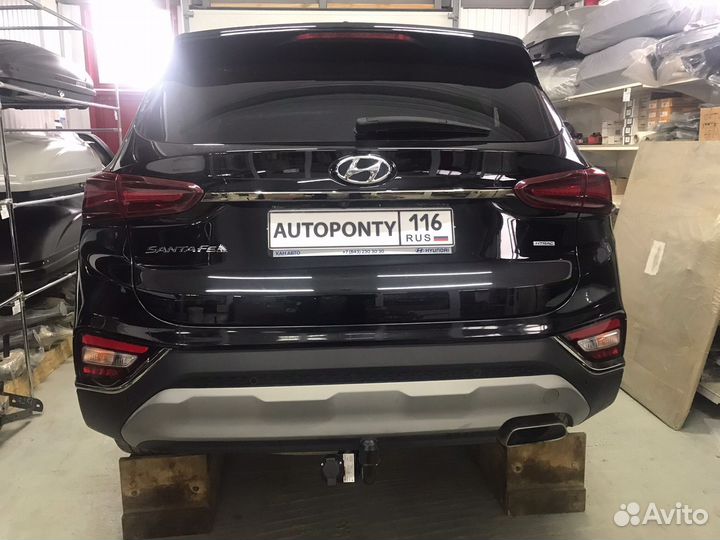 Фаркоп Hyundai Santa Fe 2018 рестайлинг
