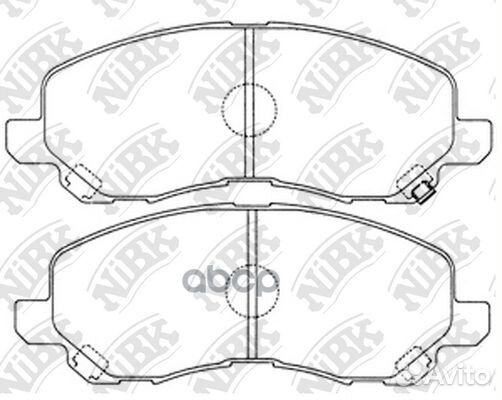 PN3469-nibk колодки дисковые п Mitsubishi Space