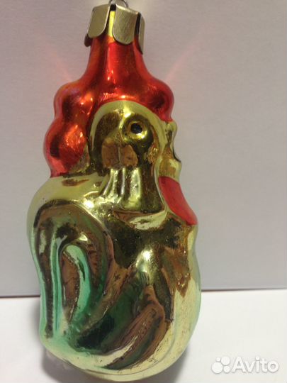 Ёлочные игрушки. Матрёшка, Торшер,Петушок