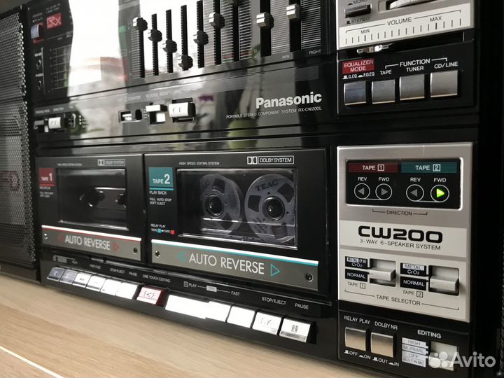 Стерео магнитола Panasonic rx- cw 200