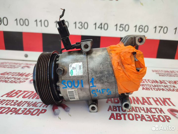 Компрессор кондиционера Киа Соул 10-14г G4FG