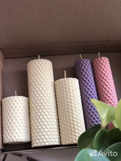 Свечи из вощины ароматизированные