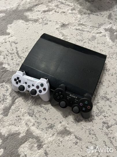 Sony PS3 super slim 500gb 60 игр прошит
