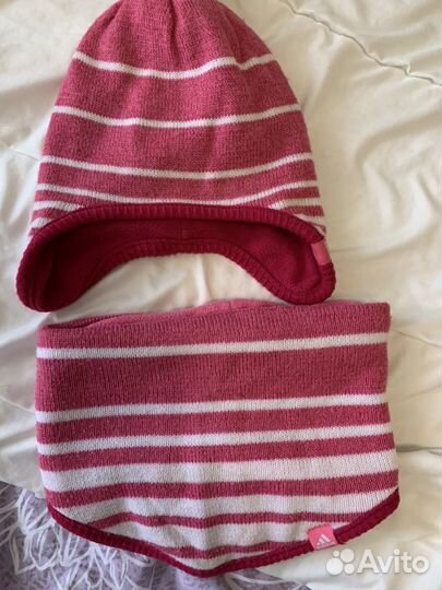 Комплект шапка, шарф адидас