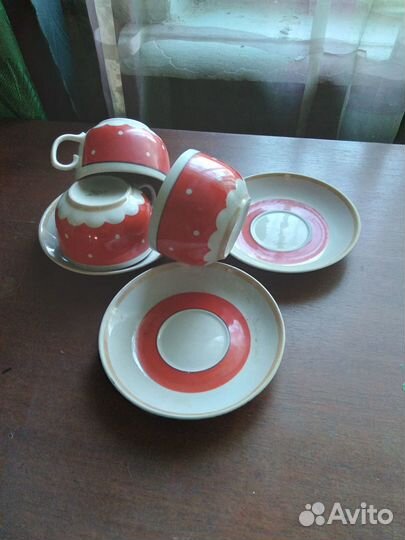 Фарфоровые чайные, кофейные пары СССР