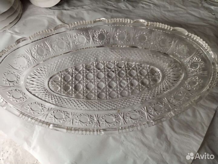 Хрустальные вазы для фруктов (салатницы)