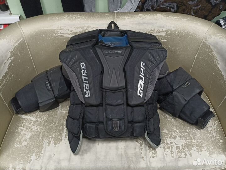 Вратарский нагрудник bauer elite