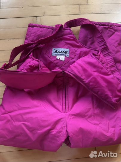 Комбинезон зимний р 128-140 брюки и куртка