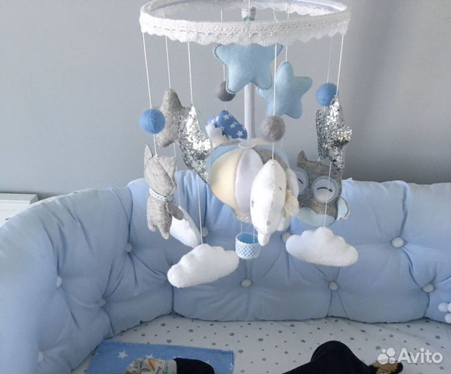 Мобиль из фетра