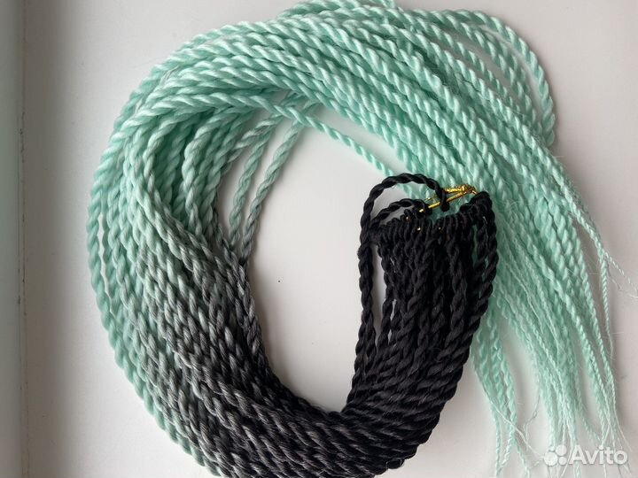 Синегальские косы + плетение