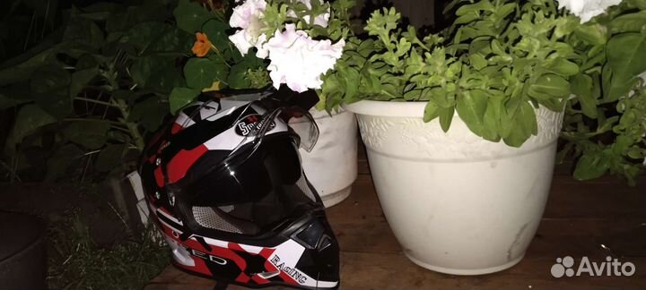 Шлем кроссовый бу