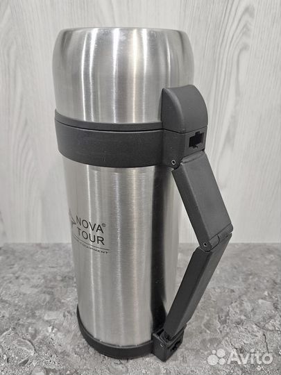 Термос универсальный стальной Nova tour