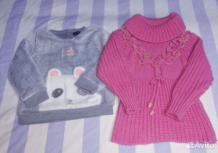 Вещи на девочку 80-86. Пакетом