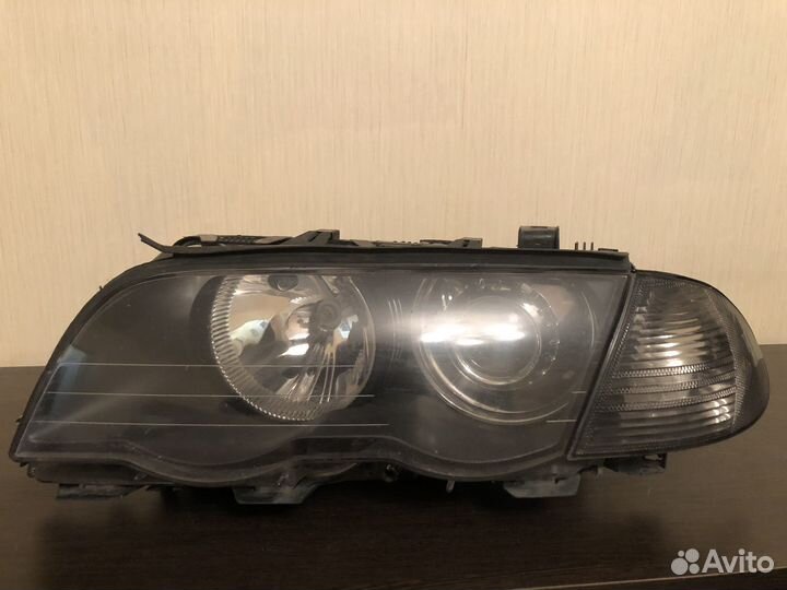 Фара передняя левая bmw 3 e46