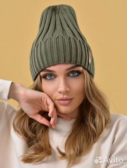 Шапка бини женская новая с биркой