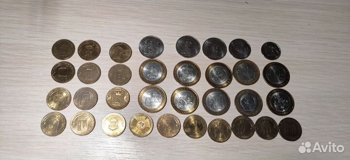 Юбилейные монеты России 2, 5, 10 р