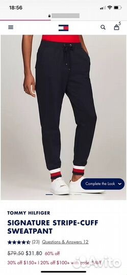 Брюки tommy hilfiger новые