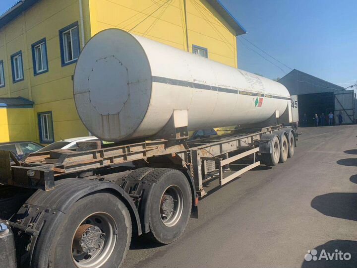 Полуприцеп химическая цистерна АвтоГазТранс ЦЖУ 18-2,0, 2008