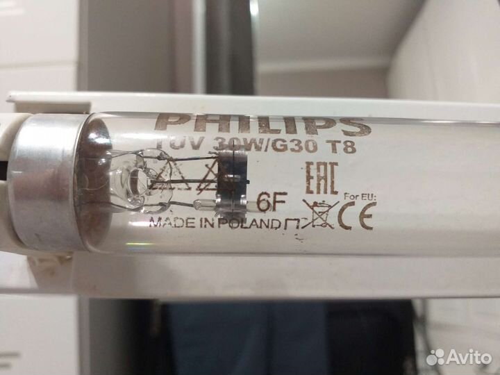 Лампа бактерицидная 2на30 Вт,ультрофиолетовая