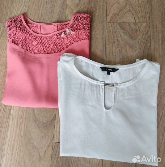 Блузы женские летние 48 (L), комплект 2 шт