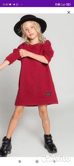 Платье - толстовка р.140- 146