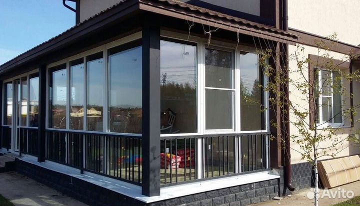 Остекление беседки под заказ