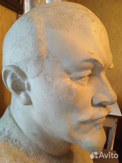 Бюст Ленин гипс Вучетич