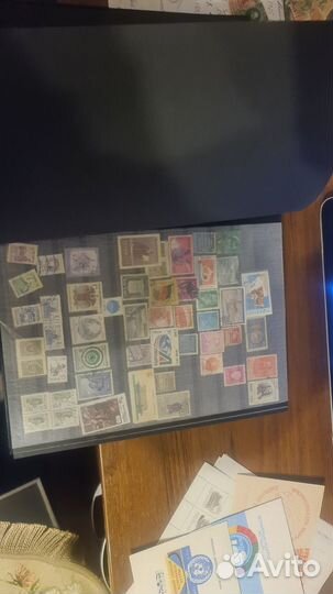 Марки 20 альбомов, конверты с марками, открытки