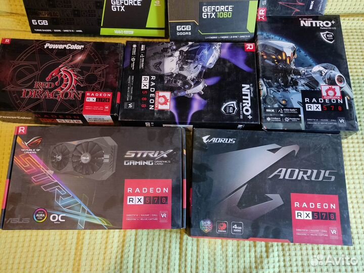 Коробки от видеокарт