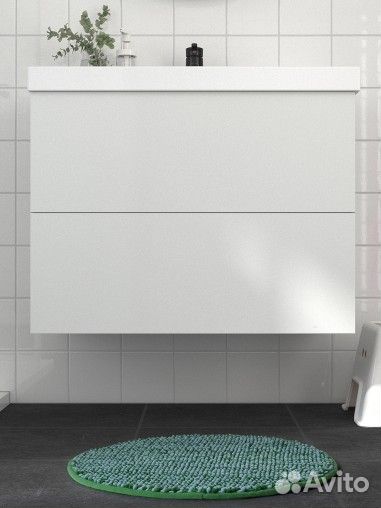 IKEA Toftbo коврик в ванную 55 см микрофибра
