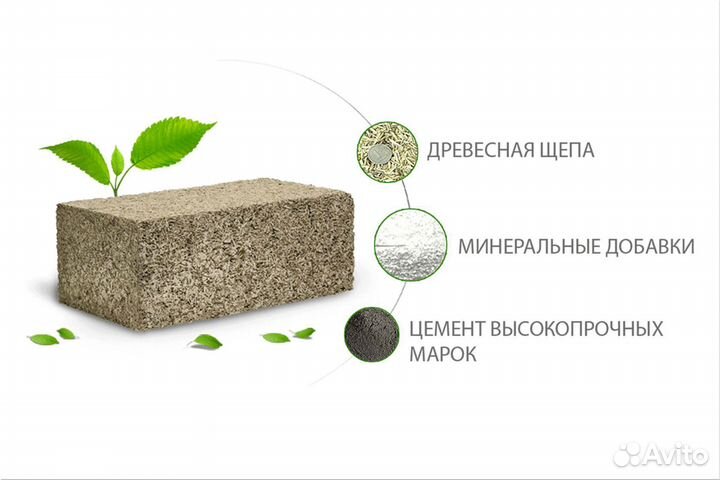Блок арболитовый