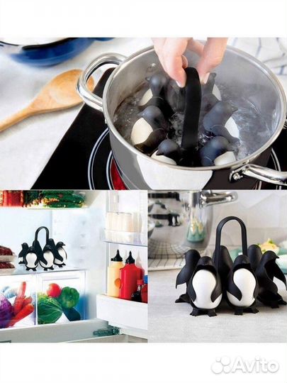 Яйцеварка подставка пингвины
