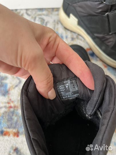 Ботинки зимние Ecco 37 размер