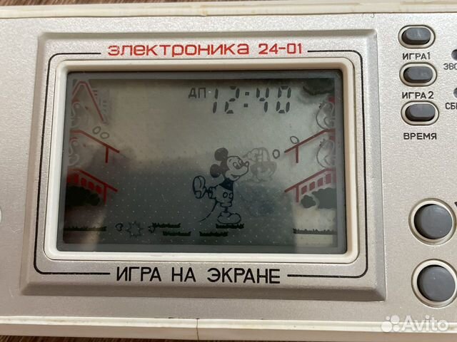 Игра электроника мики маус СССР объявление продам