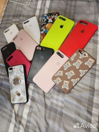 Чехол на iPhone 7 plus 12шт