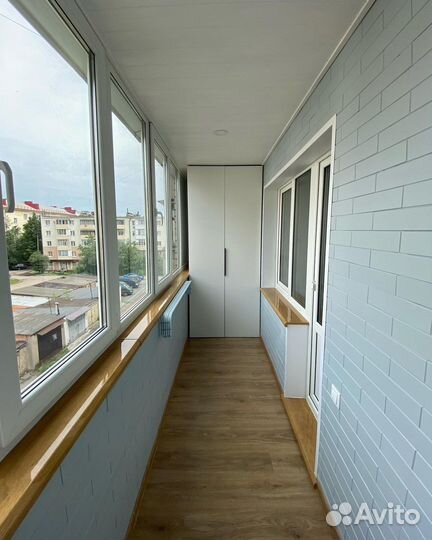 Остекление и отделка балконов под ключ