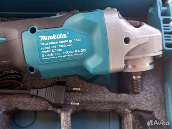 Аккумуляторная болгарка makita 125.Новая