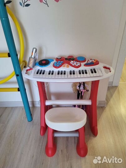 Пианино детское с микрофоном