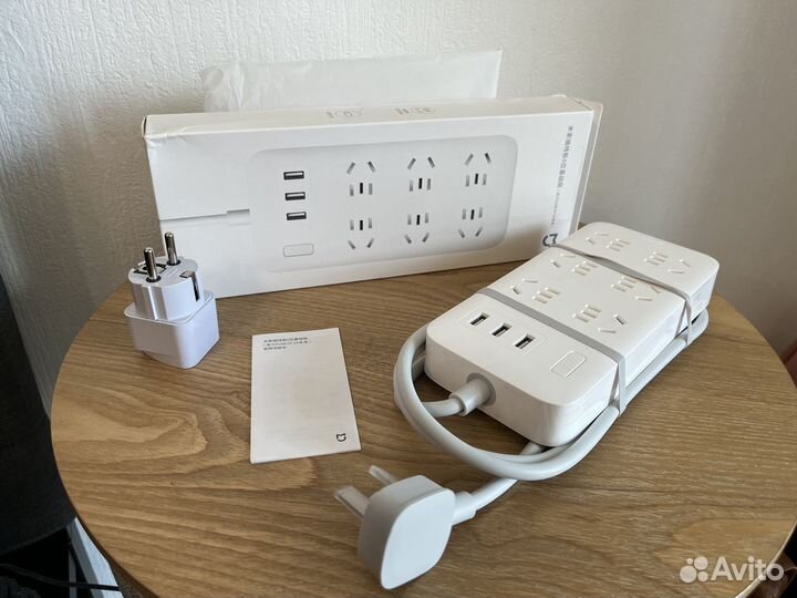 Сетевой фильтр (Удлинитель) Xiaomi 6 розеток 3 USB