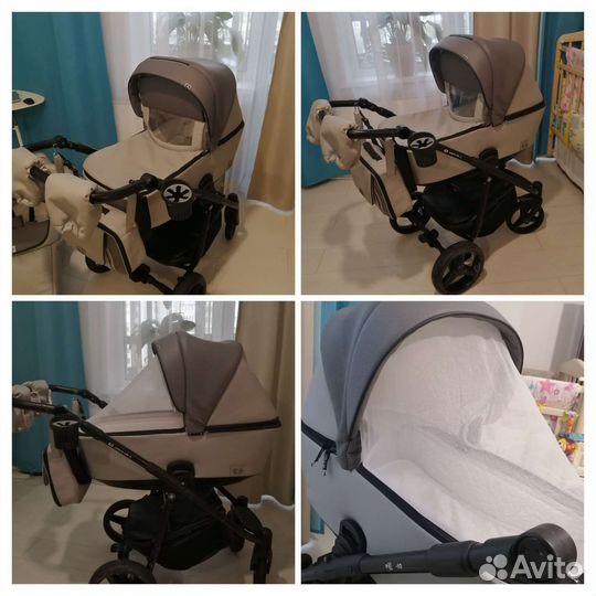 Коляска 2 в 1 adamex reggio