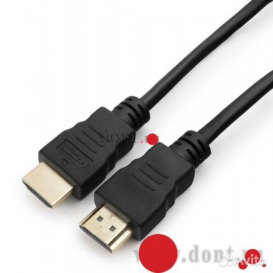 Кабель Гарнизон hdmi-hdmi v1.4 (19pin to 19pin) 1м