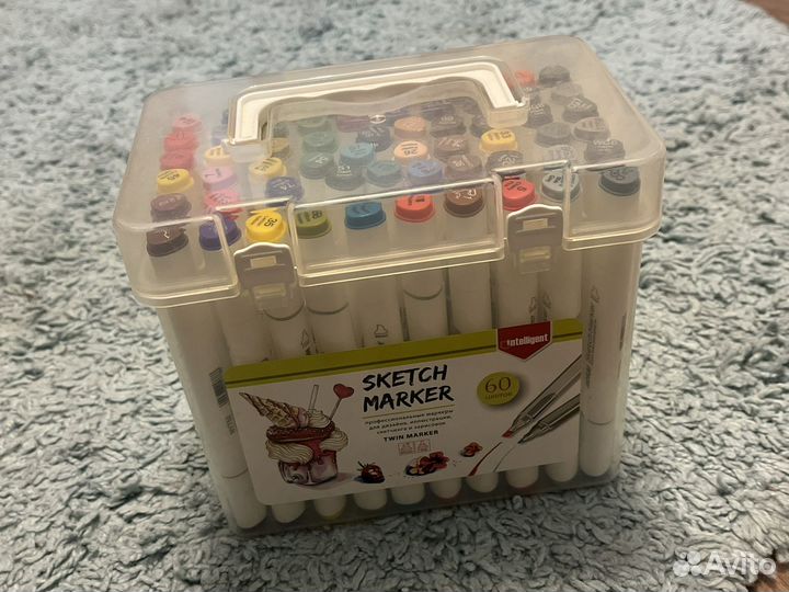 Двусторонние спиртовые маркеры Intelligent