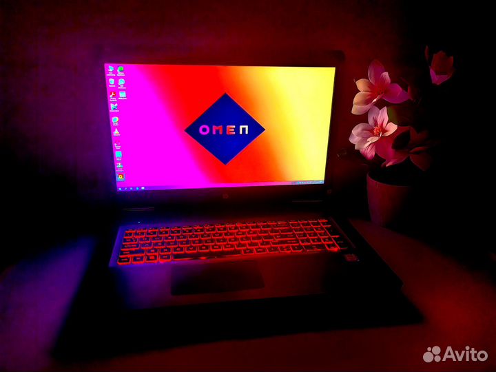 Игровой ноутбук hp omen 17.3 / i7 / RTX 1060 6 Gb