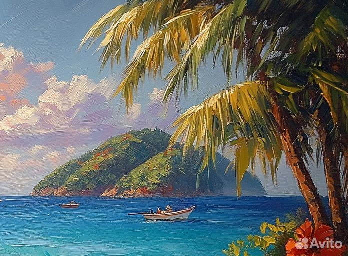 Идеальная картина маслом Эдем Премиум качество